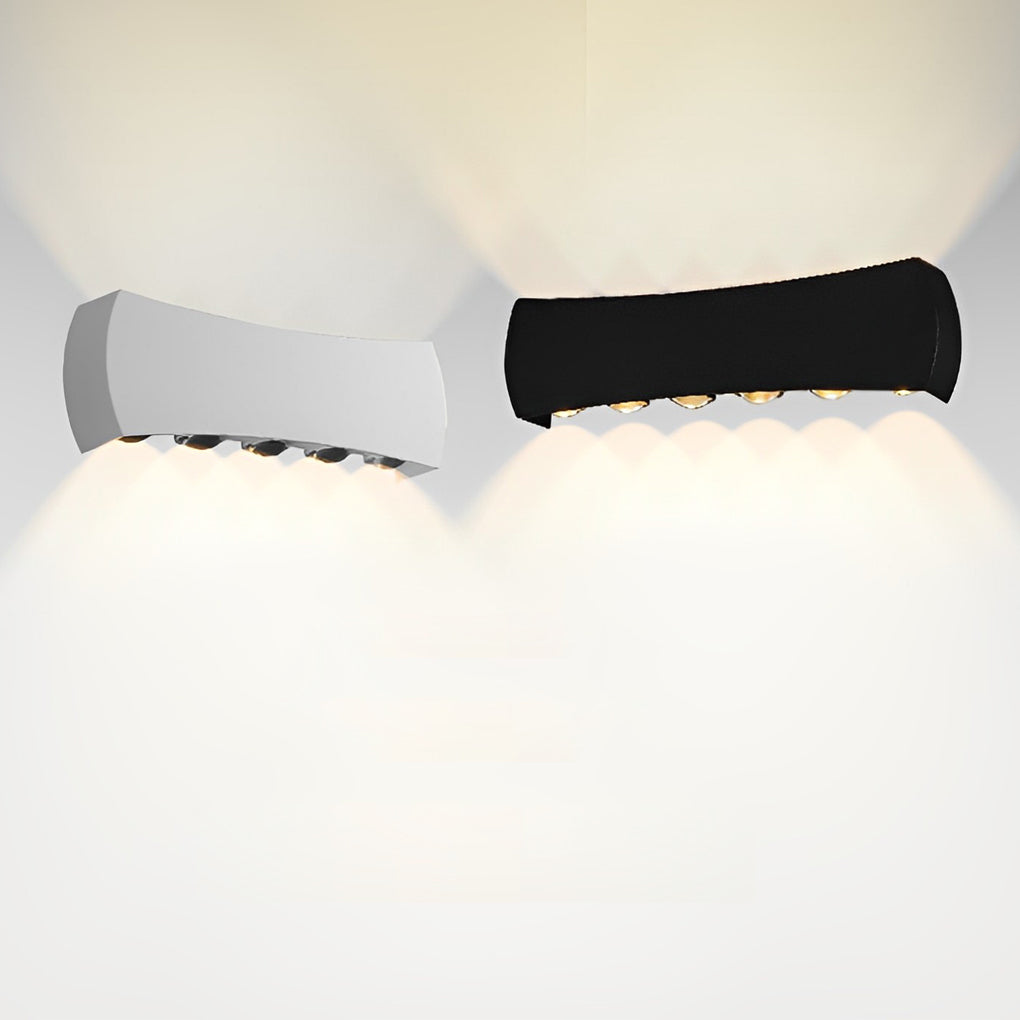 LED Waterproof Outdoor Up and Down Wall Lights - Aluminum Exterior Lighting