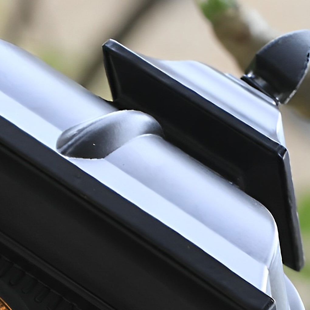 Retro Minimalist Outdoor Post Light — Die-Cast Aluminum, E27 LED 10W, IP Weatherproof, 86.6" Height