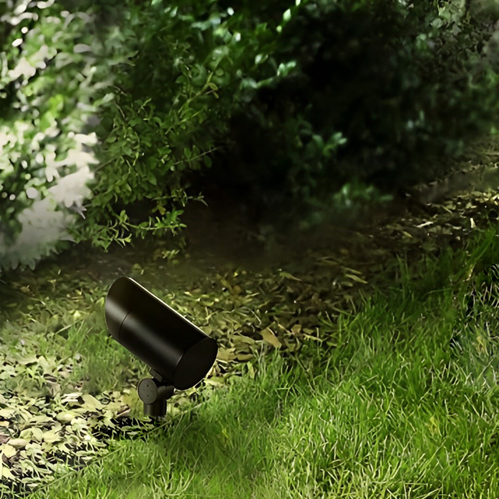 Modern Black LED Outdoor Landscape Spotlight — Aluminum, 10W / 20W, 3000K, IP Waterproof, 24° Beam