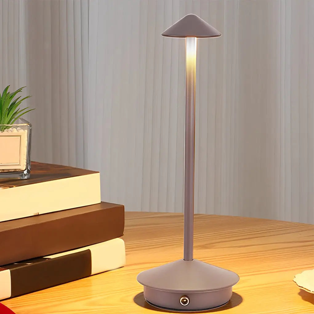 Dimmable Mini Triangle LED Table Lamp Luxe