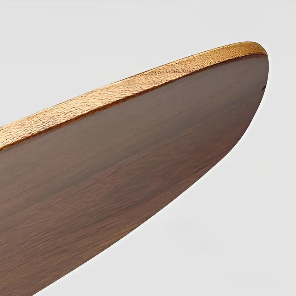 Nordic Ceiling Fan Light with Remote Control - Wood Mute Design and 3-Step Dimming LED Luxe