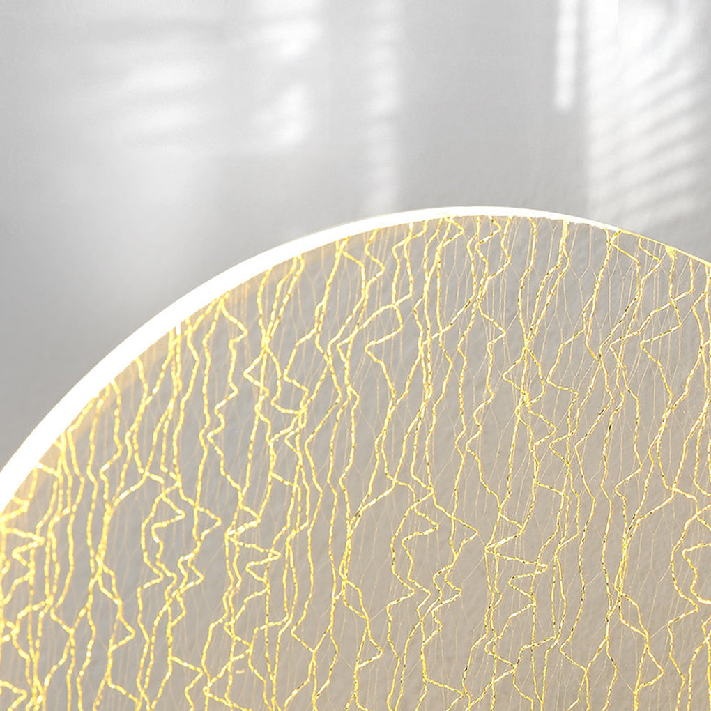 Modern Minimalist Round & Square LED Wall Sconce — Acrylic, 5W Warm White (3000K), Bedside