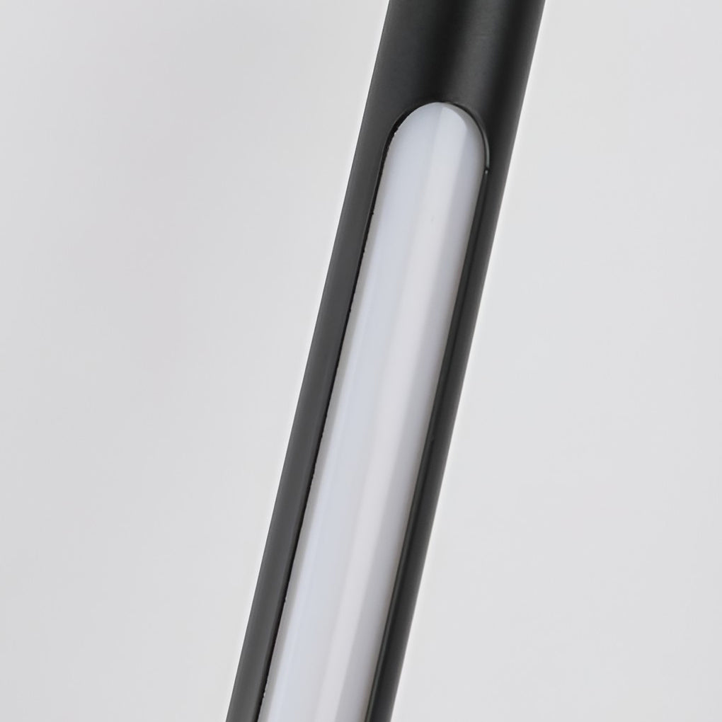 Linear LED Wall Sconce — Electroplated Iron, Black or Gold, 24"/31"/39" Modern