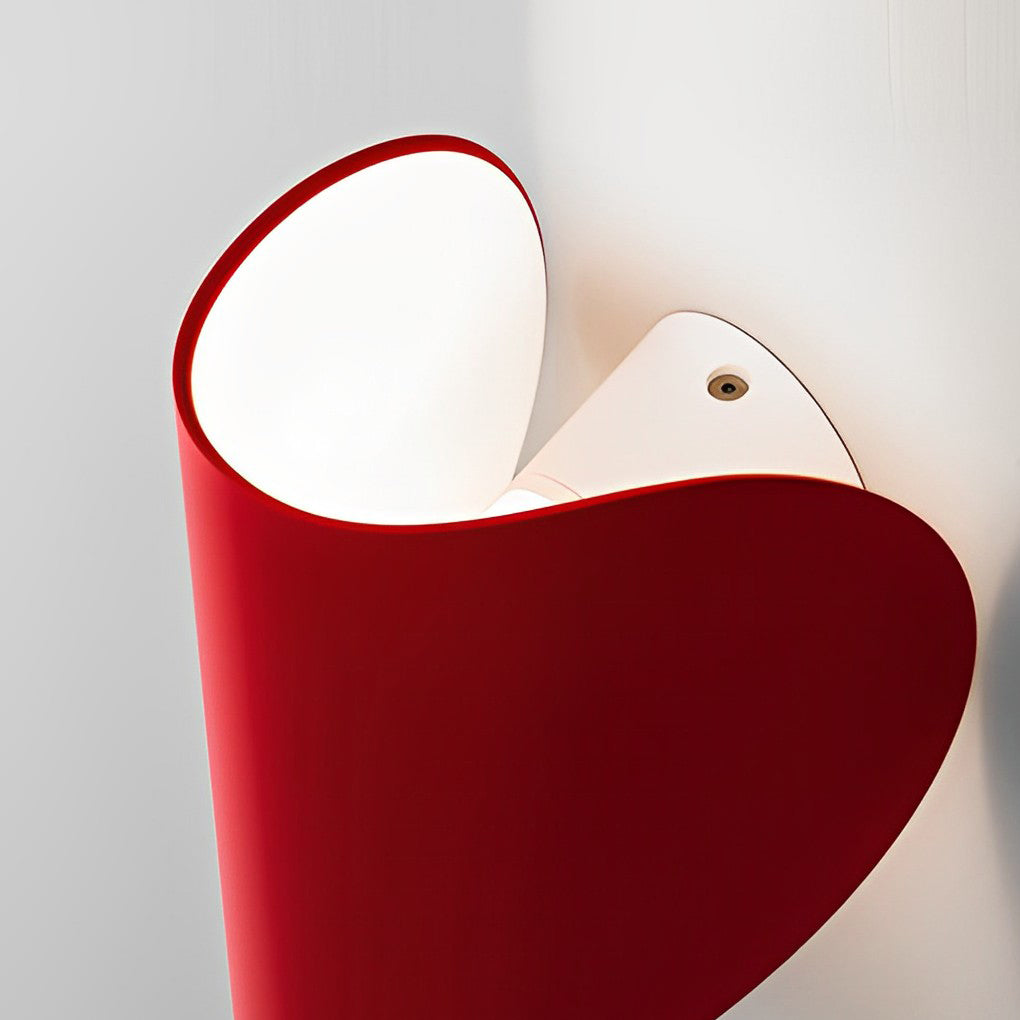 Adjustable Metal LED Wall Sconce — Modern, 4"W × 6"H, White / Black / Red / Blue