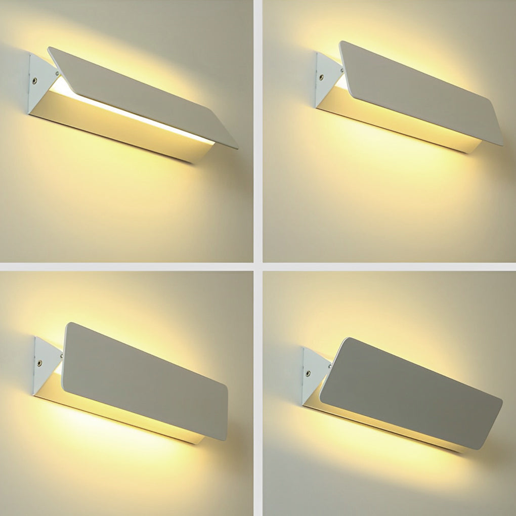 Rectangular Adjustable Wall Sconce — Aluminum, 270° Rotatable, COB LED, 6W / 12W / 18W, 3000K / 6000K