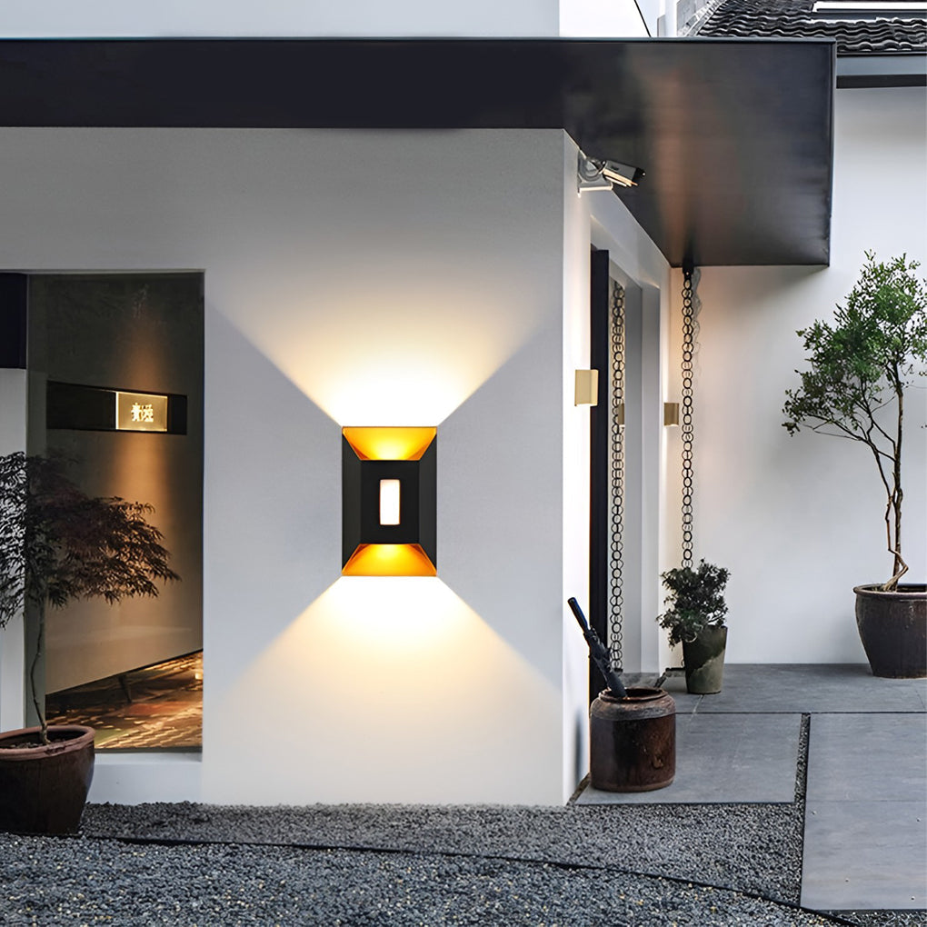 Modern Waterproof LED Up and Down Wall Sconce Lighting