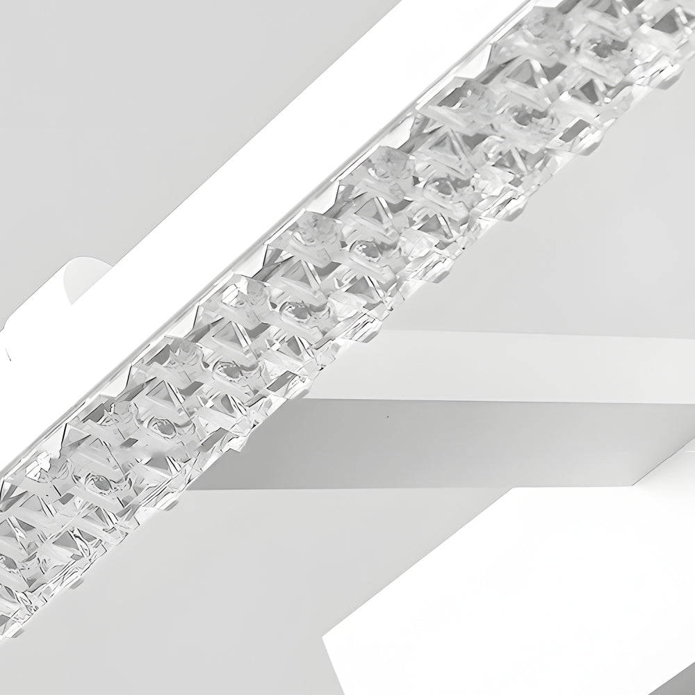 Crystal-Inspired Acrylic Vanity Light Bar — Aluminum, LED, 160° Adjustable, Three-Color Dimming (3000K/4500K/6000K)