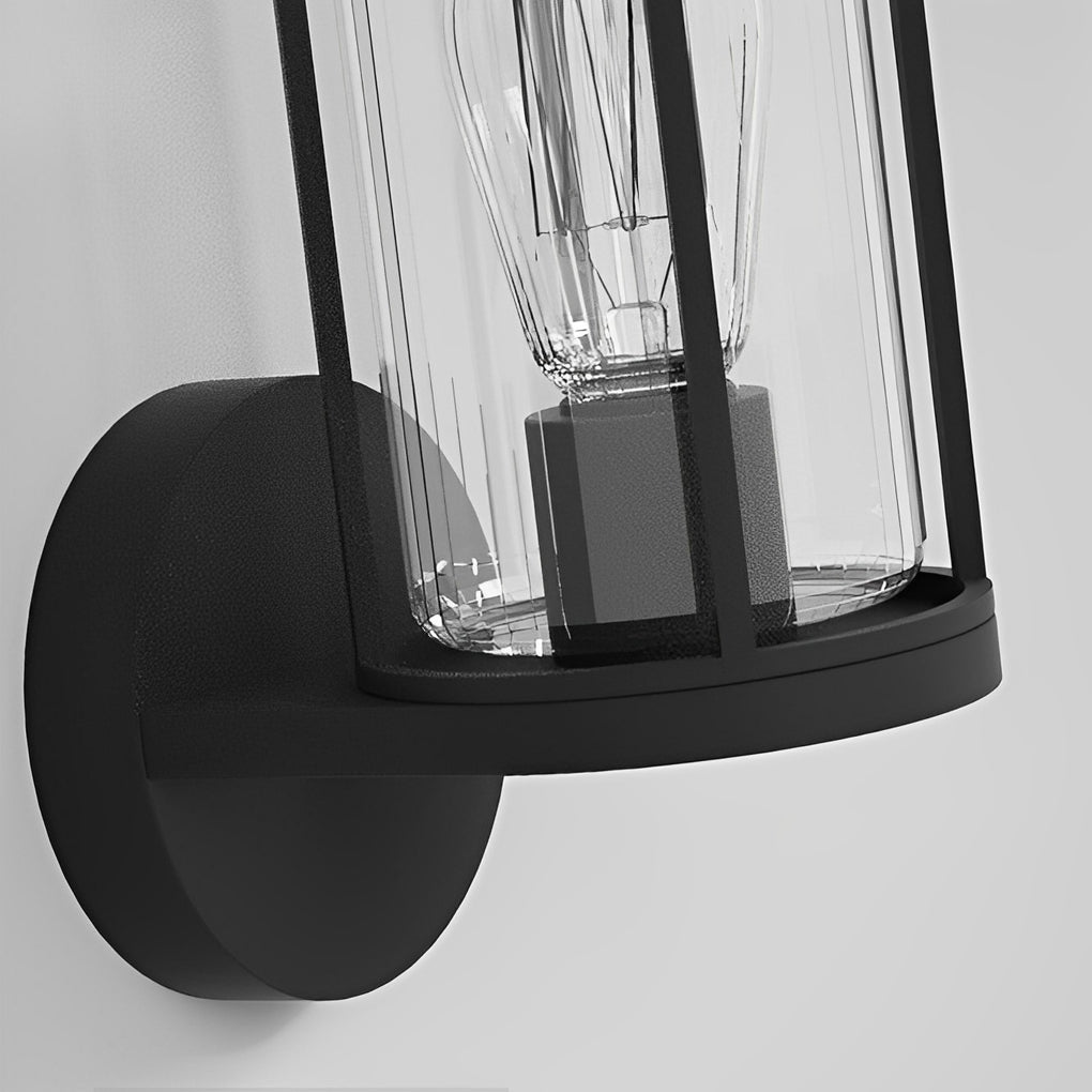 Minimalist Round Outdoor Light — Stainless Steel & Acrylic, E27, IP65, Wall or Post Mount
