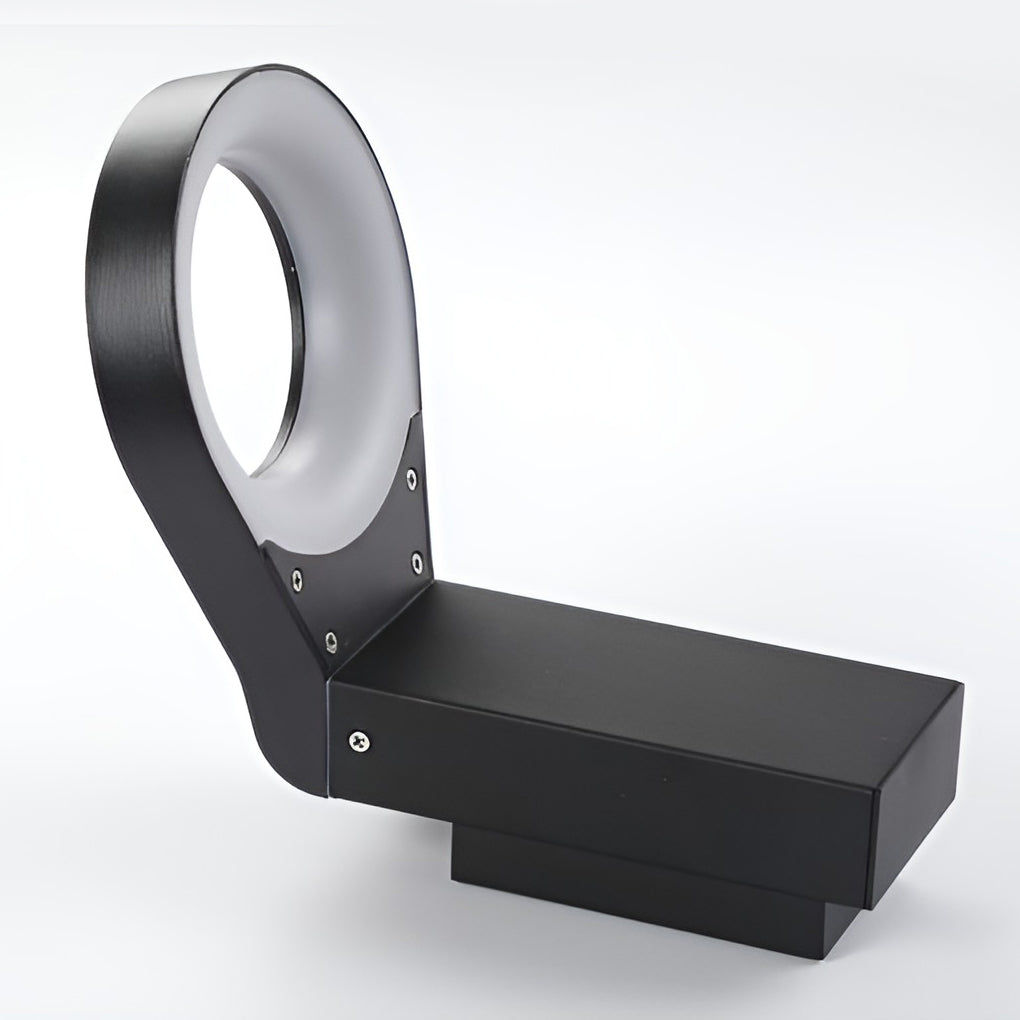 Ring LED Landscape Light — Die-Cast Aluminum, 18W, IP54, Warm White 3000K, Wall or Bollard