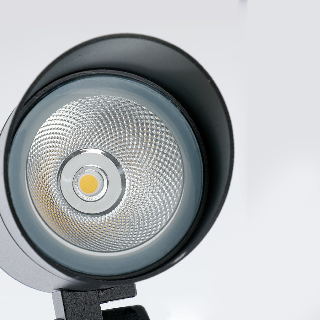 Modern Black LED Outdoor Landscape Spotlight — Aluminum, 10W / 20W, 3000K, IP Waterproof, 24° Beam