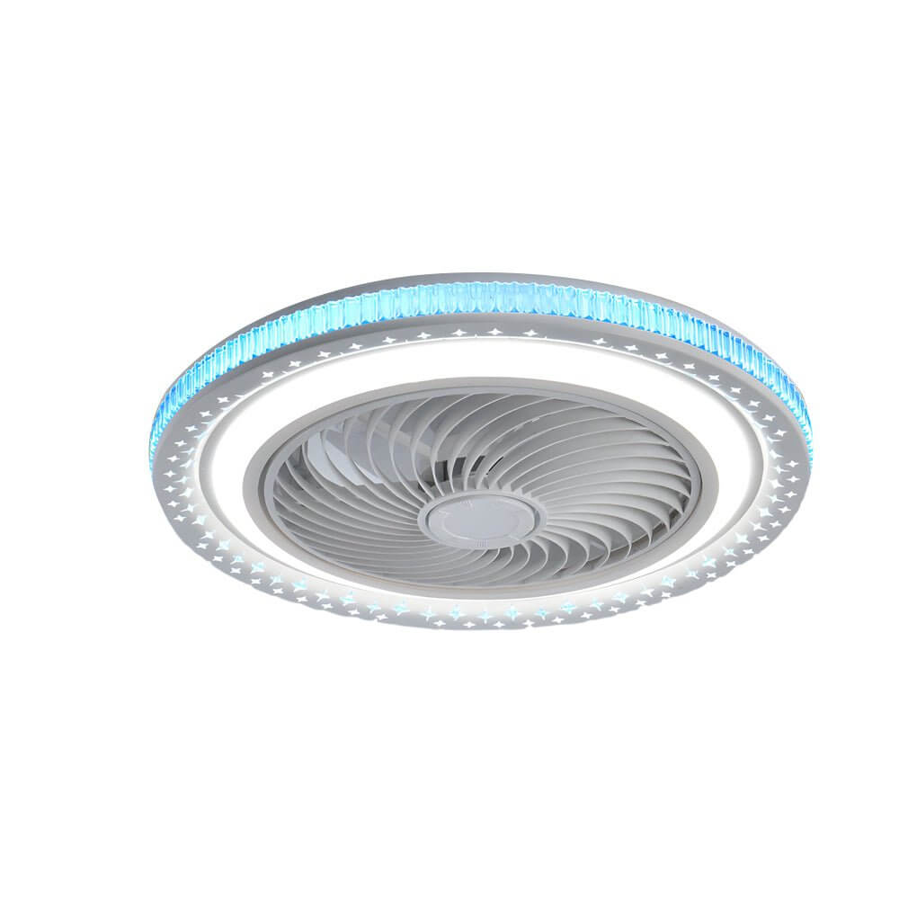 197 inch bladeless ceiling fan with led light and remote control