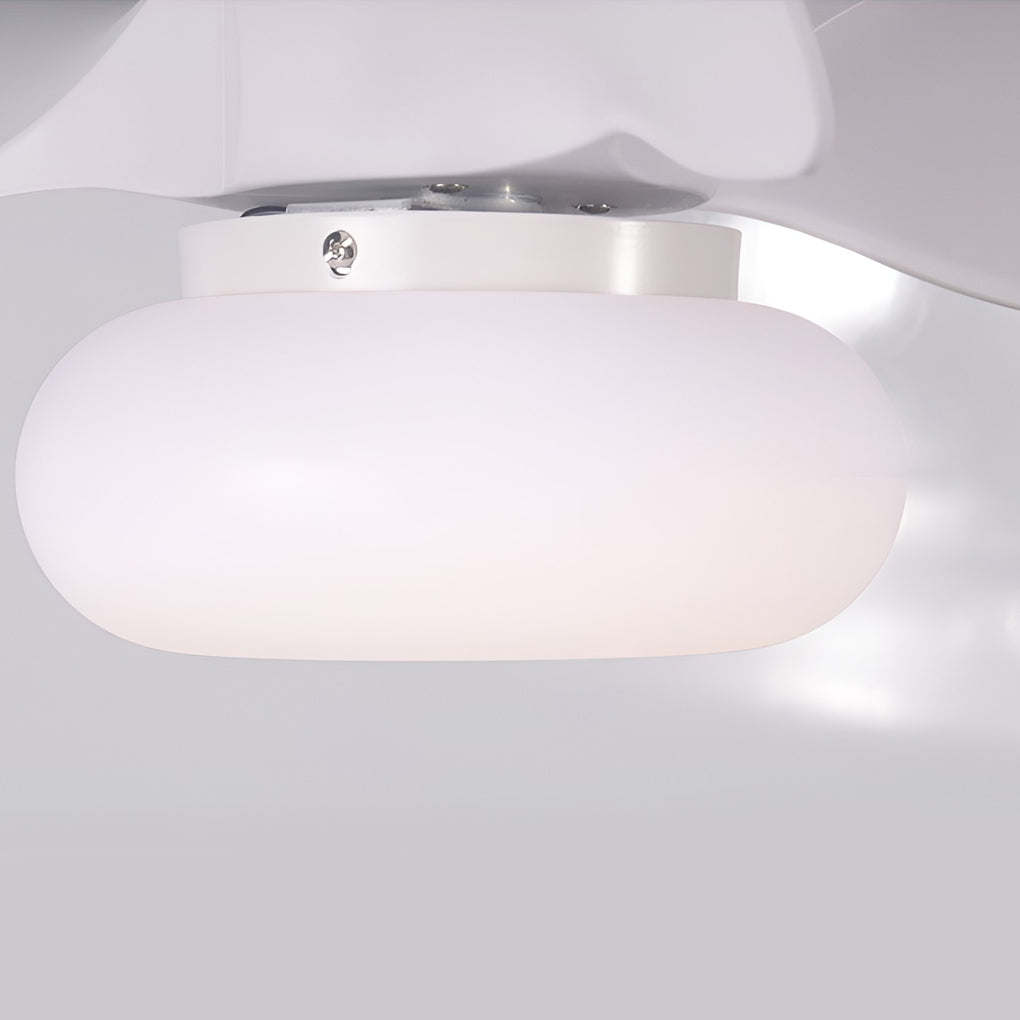 Nordic Inverter Ceiling Fan Lights with 3-Step Dimming in Macaron Colors