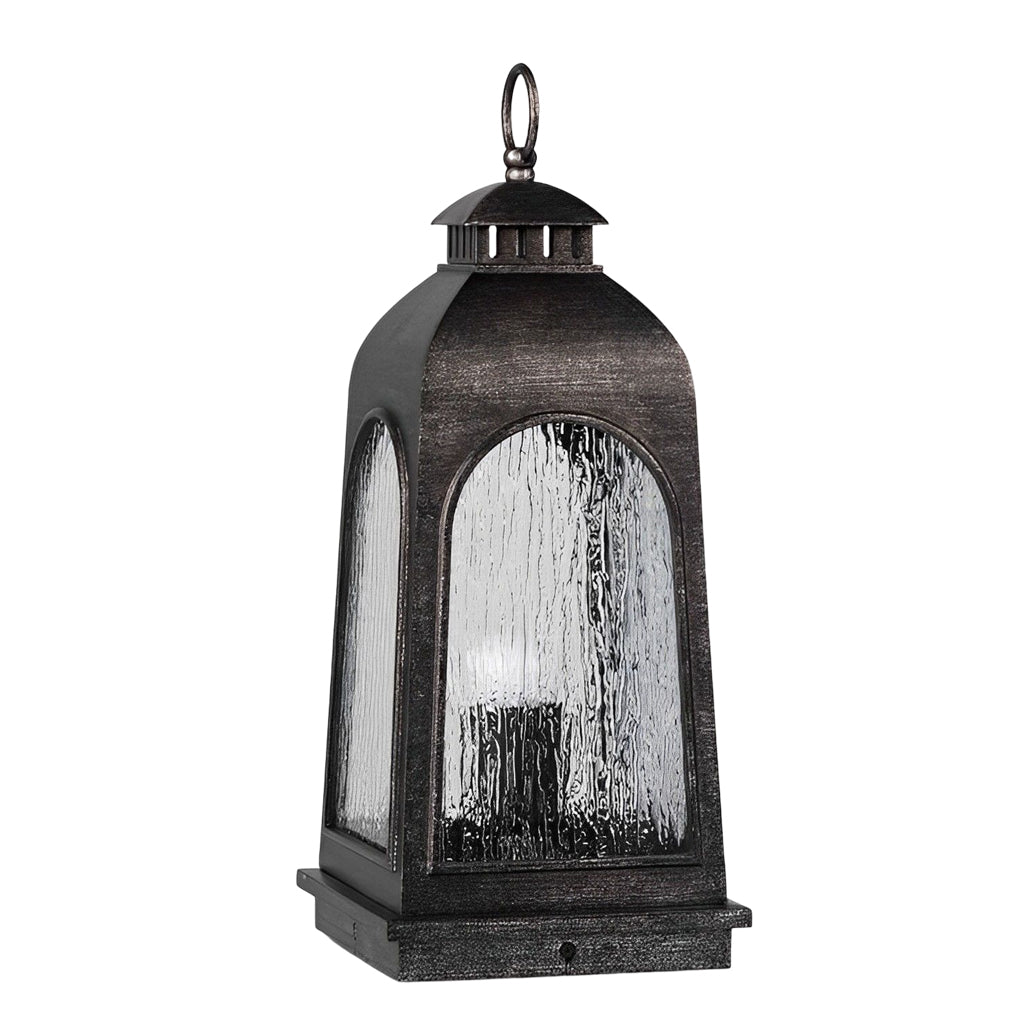 Portable Outdoor Floor Lantern — Stainless Steel, Frosted PC, LED 3000K, Retro Mid-Century Modern