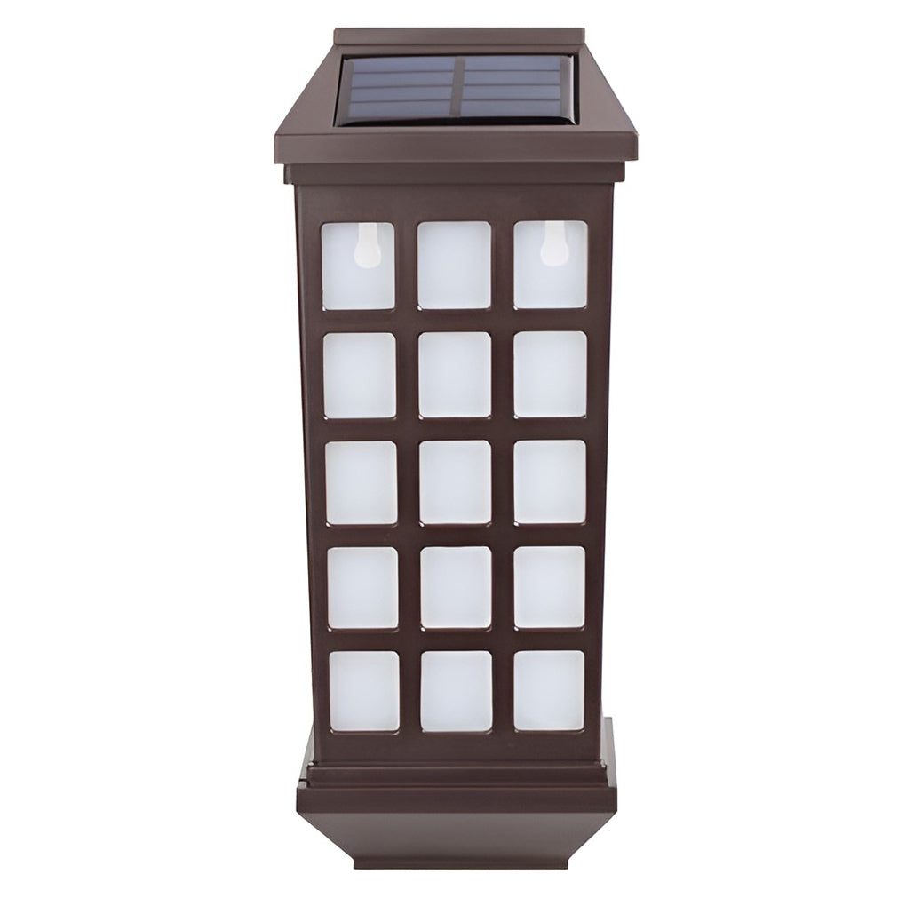 Modern Solar LED Outdoor Wall Sconce — ABS, Light-Control Sensor, 3000K / 6000K