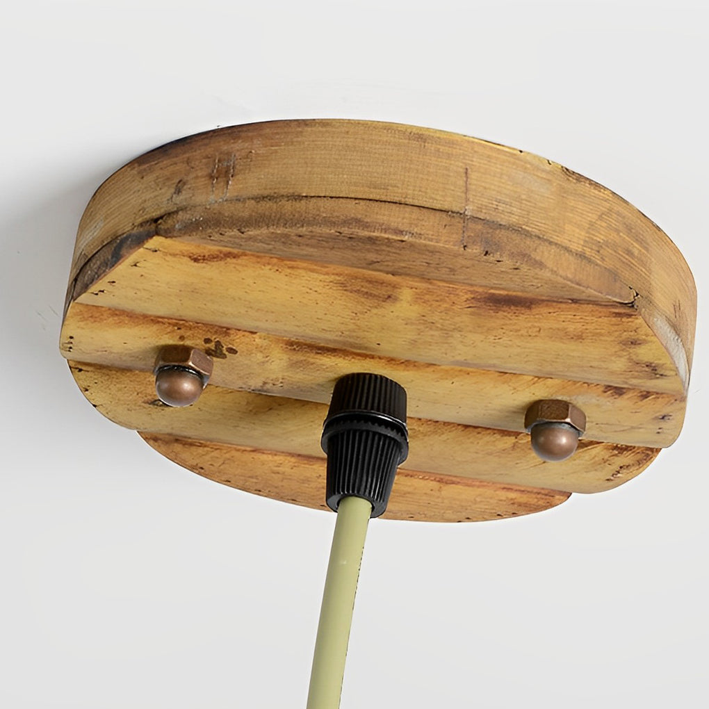 Caribbean Bamboo Woven Pendant Light — Burlywood, 28" Diameter, E26/E27, 21W–30W