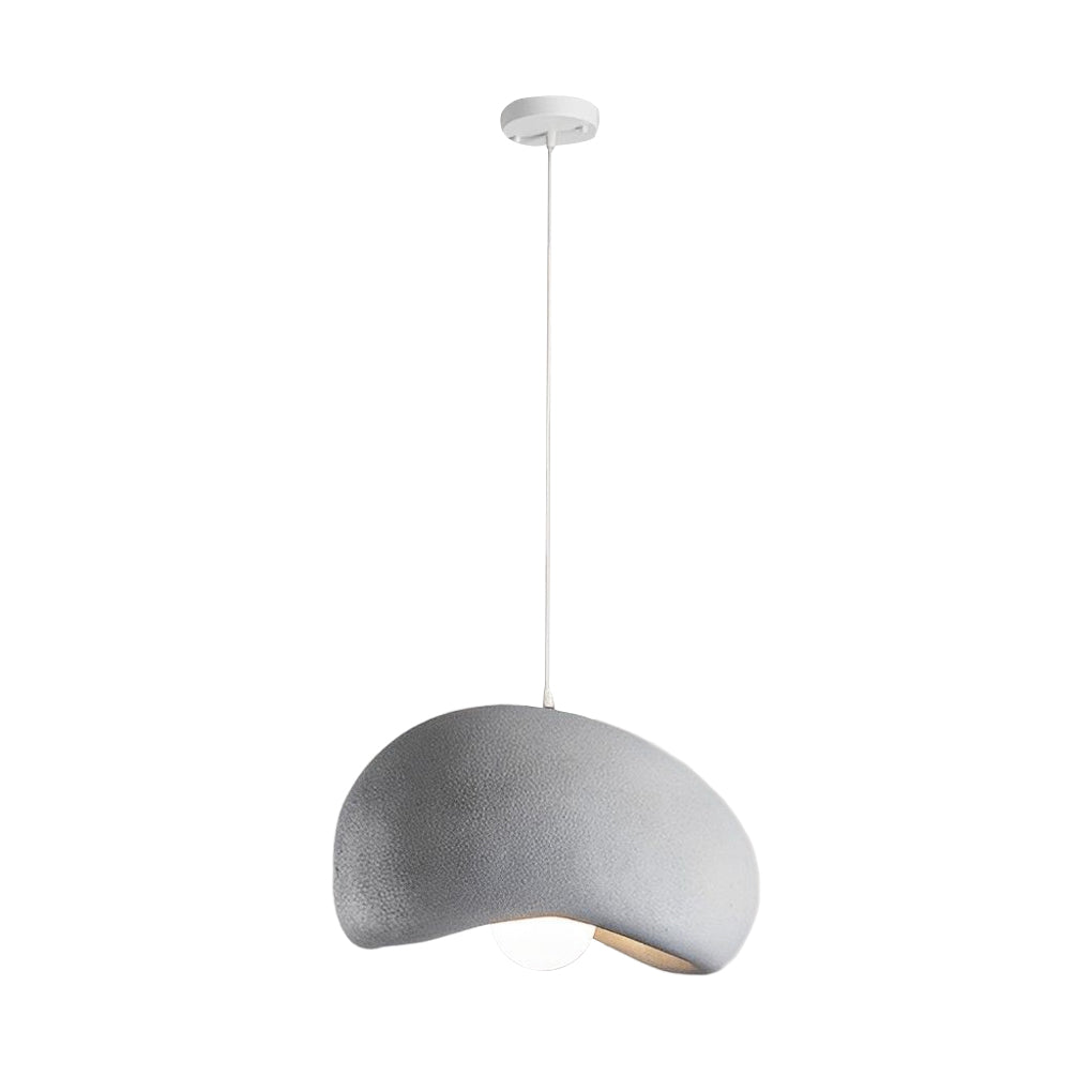 Cloud Donut Semicircle Chandelier — Hand-Molded Resin and Iron, E27, Warm White 3000K