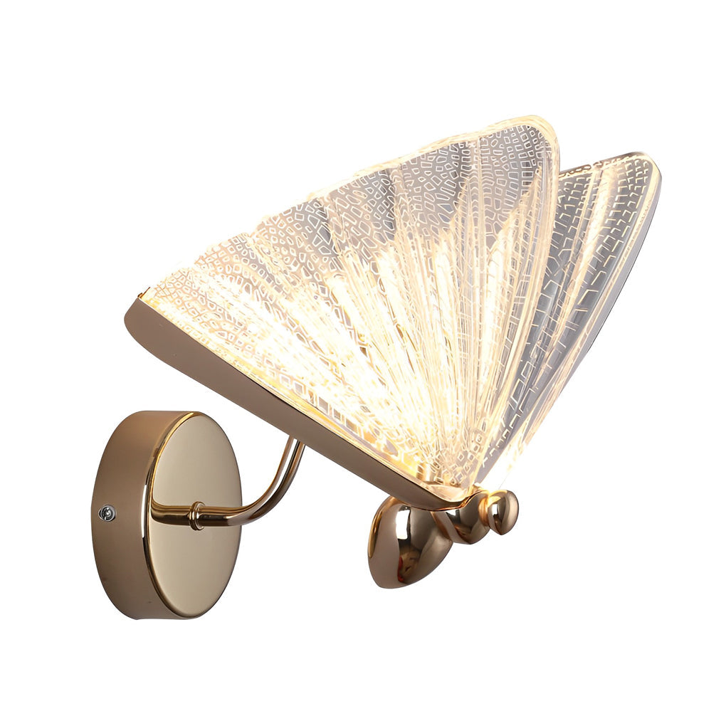 Butterfly Wall Sconce — Zinc Alloy and Acrylic, 4W LED, Warm to Daylight