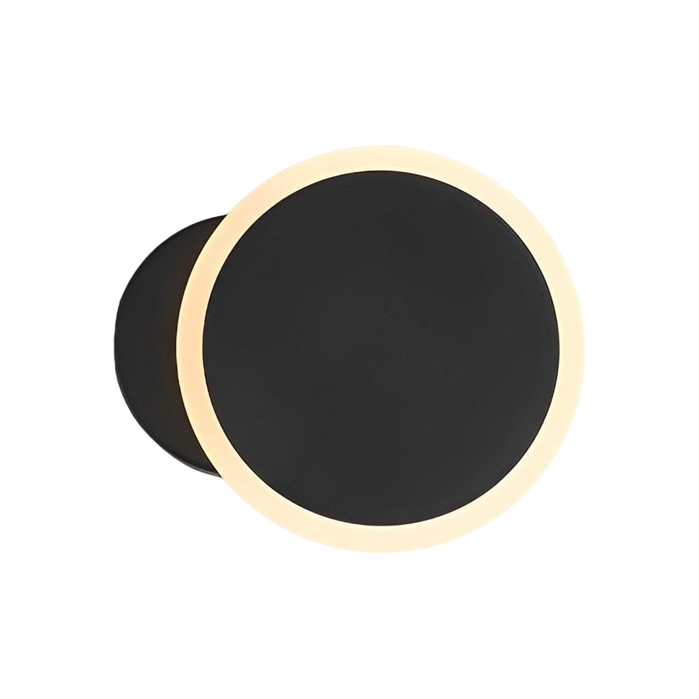 Round Rotatable LED Wall Sconce — Iron and Acrylic, 7W, 3000K / 6000K, 6" Diameter