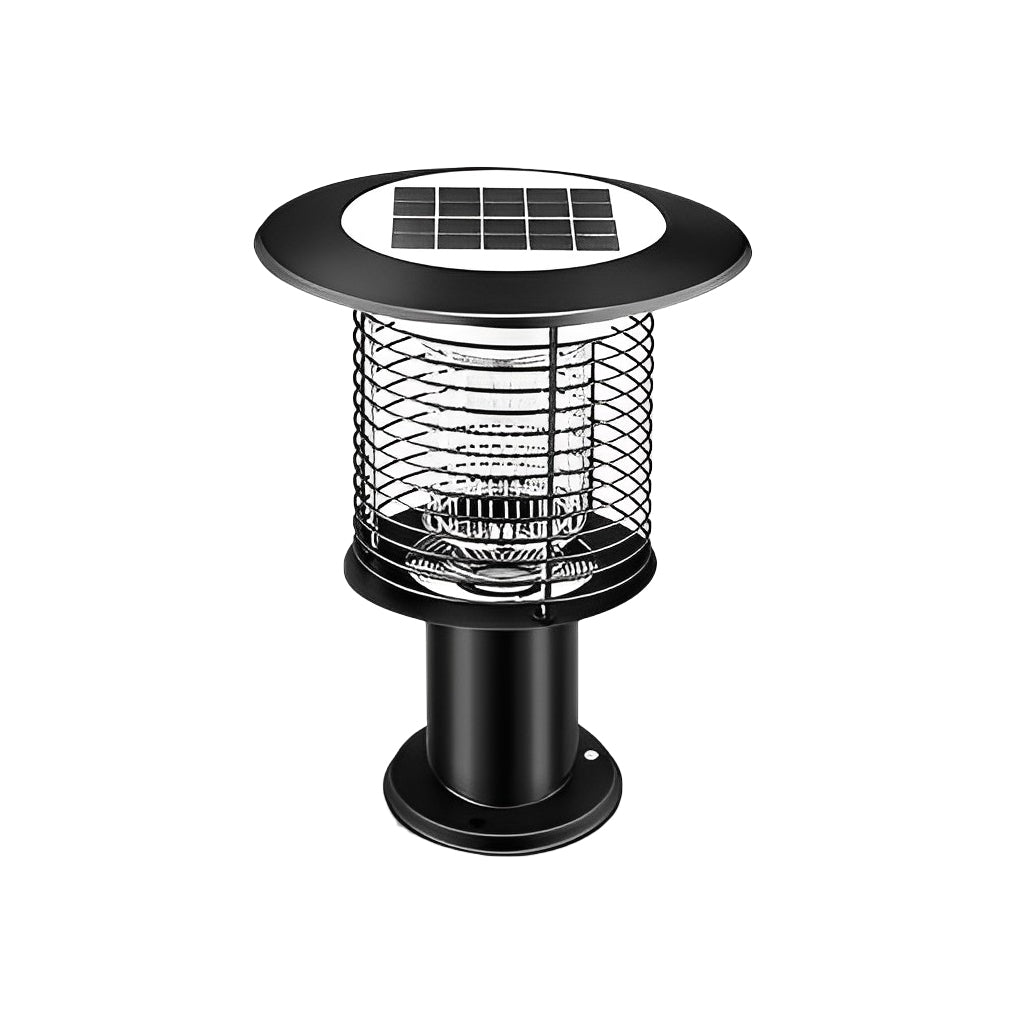 Solar & USB Mosquito Killer Garden Light — 304 Stainless Steel, UV LED, up to 1,076 sq ft Coverage