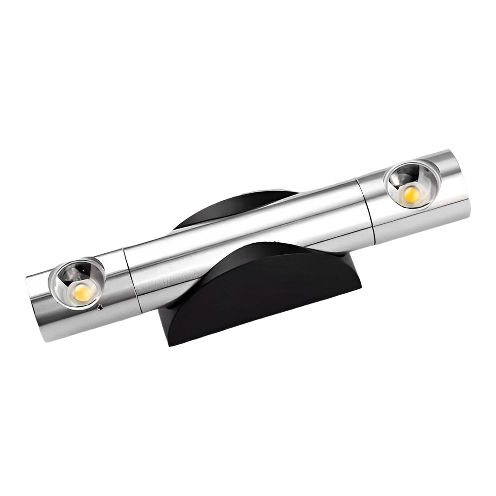 Adjustable Up/Down Wall Sconce — Aluminum, 6W LED, 1" × 7", Multi-Color Temperature