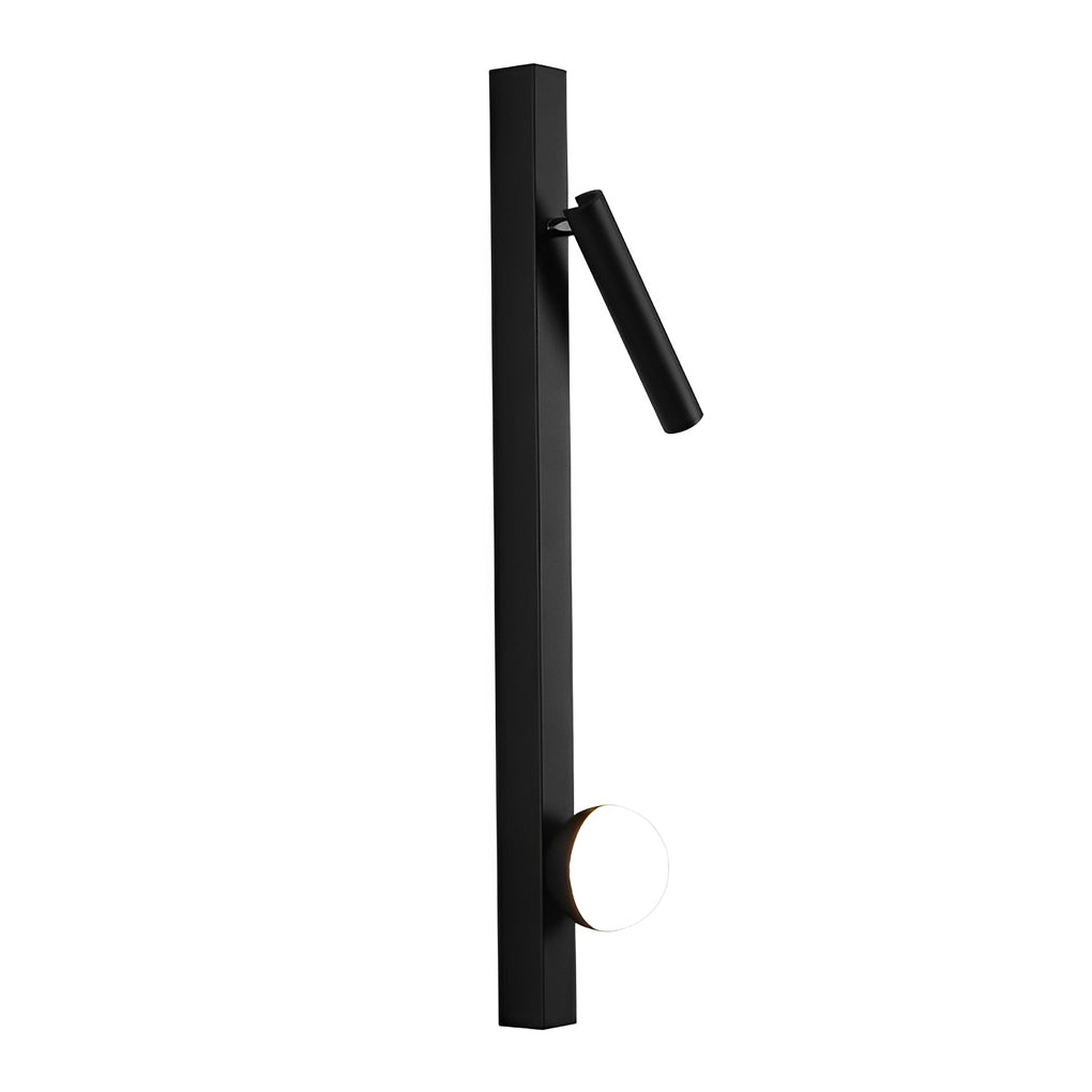 Minimalist Adjustable Wall Spotlight — Black Electroplated Aluminum & Iron, LED 5W+3W, 3000K / 6000K