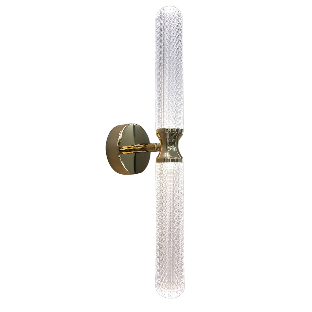 Modern Minimalist Up/Down Wall Sconce — Acrylic & Hardware, LED 8W, Three-Step Dimming, 3000K/4000K/6000K