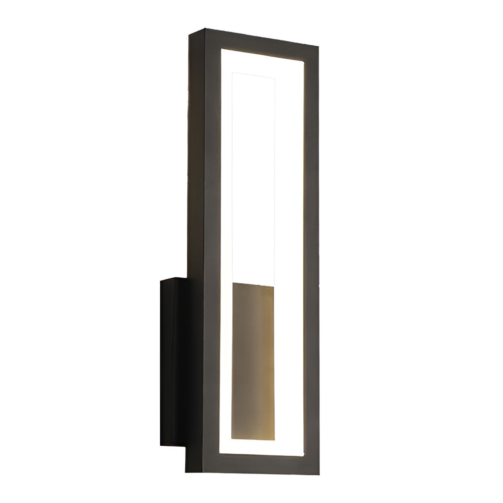 Modern Rectangular LED Wall Sconce — Aluminum & Acrylic, 16W / 28W, 3000K / 6000K