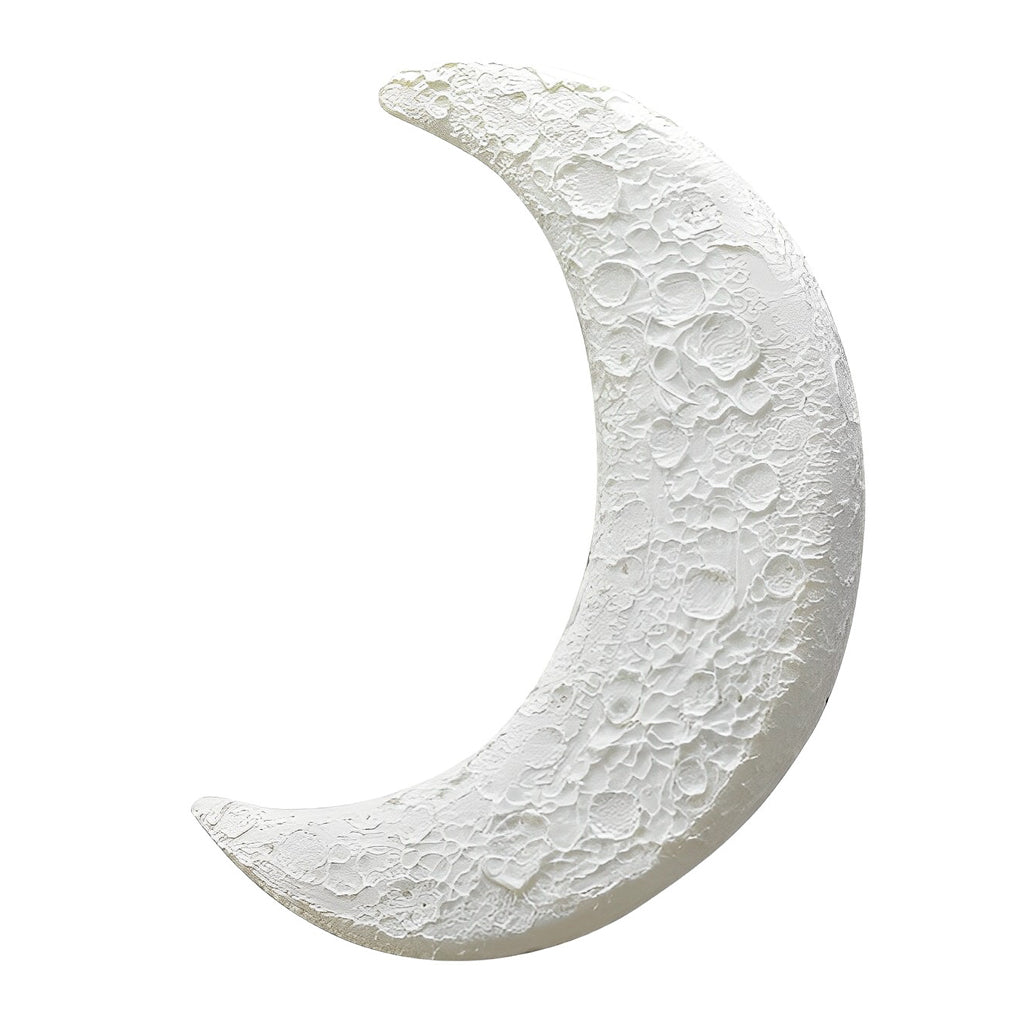 Moon Outdoor Wall Sconce — Resin, LED Warm White 3000K, Waterproof, 16" × 24"