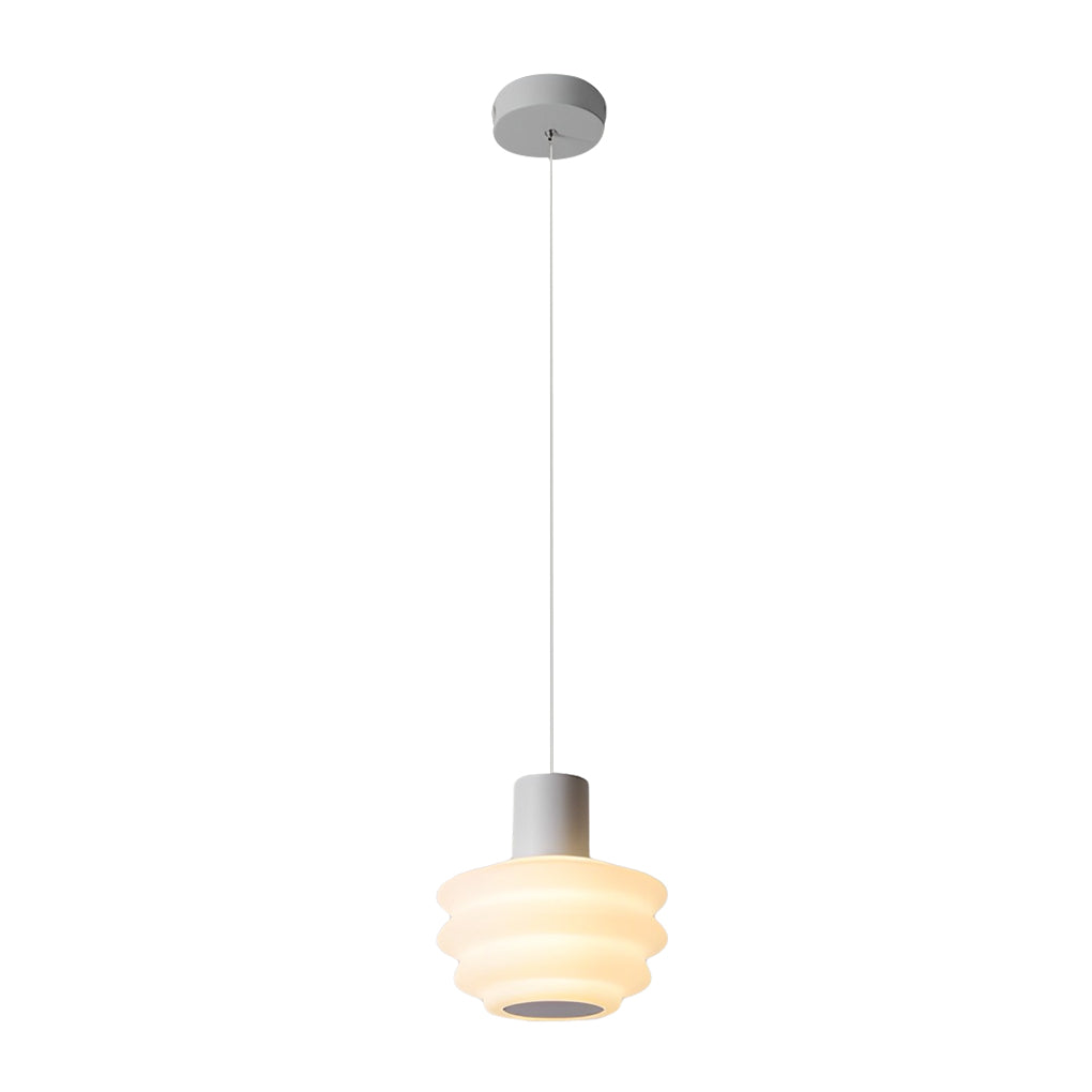 Minimalist Mini Pendant Light — Iron, 6W, Three-Step Dimming (3000K/4500K/6000K), 7" Diameter