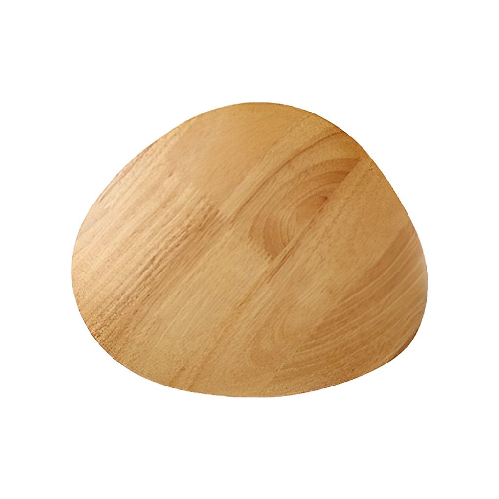 Round & Oval Wood LED Wall Sconce — Oak Wood, Warm White 3000K, Bedside
