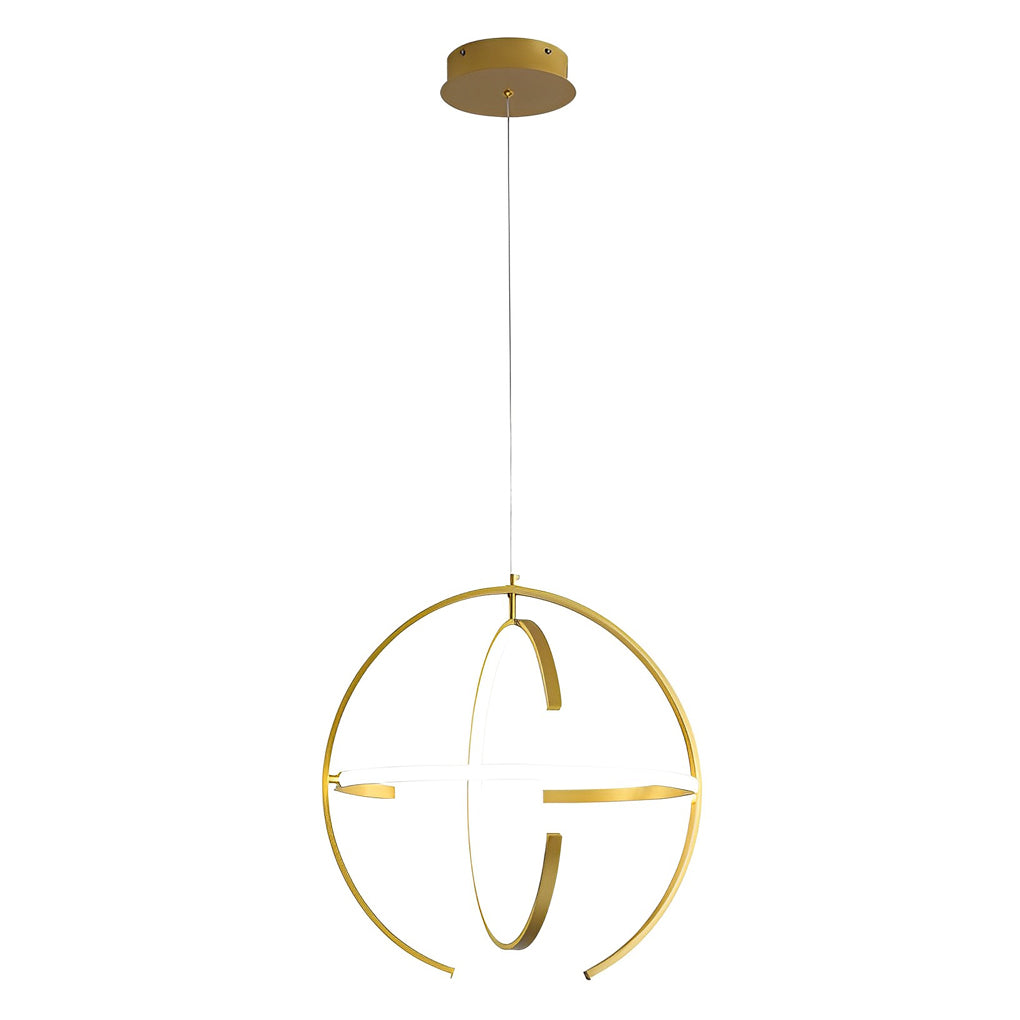 Adjustable Modern LED Pendant Chandelier — Aluminum, 180° Articulating, 14"/18"/22"