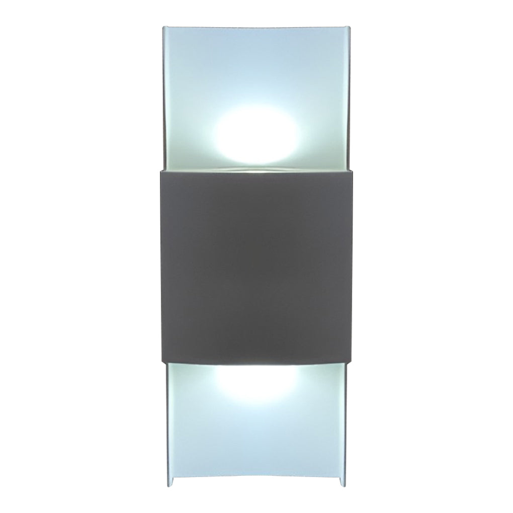 Modern Waterproof Metal Outdoor Wall Lamps with LED Up and Down COB Lights