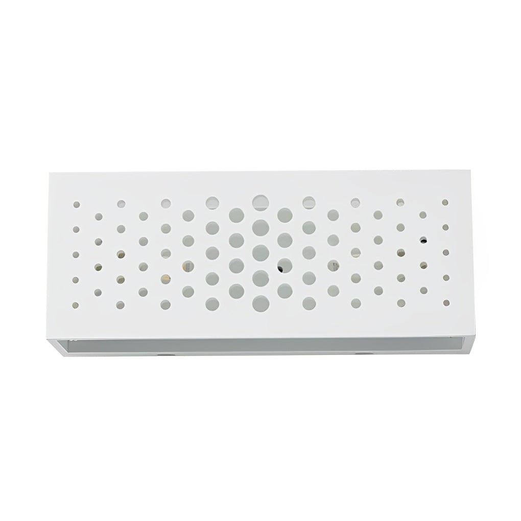 Rectangular Up/Down Wall Sconce — Plaster, 2-Light G9 LED, 10" Wide, Modern