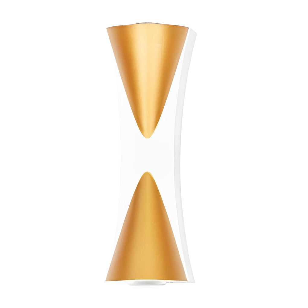 Modern Up/Down Outdoor Wall Sconce — Aluminum, LED, IP65, 3000K Warm White