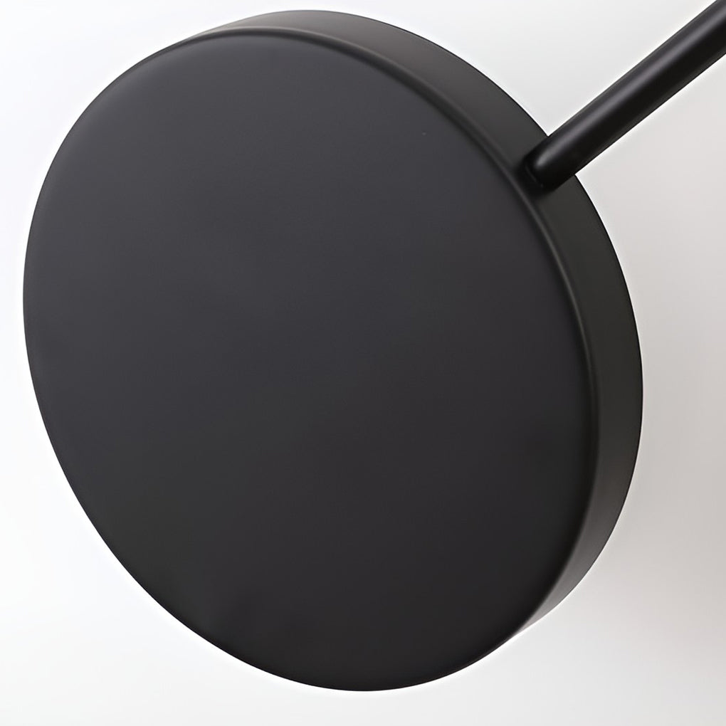 Geometric Round LED Wall Sconce — Iron and Acrylic, 42" x 33", 3000K Warm White