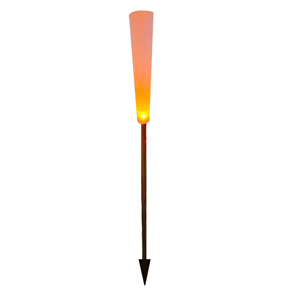 Reed Acrylic Frosted Landscape Stake Lights, 10-Pack — Stainless Steel, LED 3W, IP54 Weatherproof, 12V Hardwired, Warm White