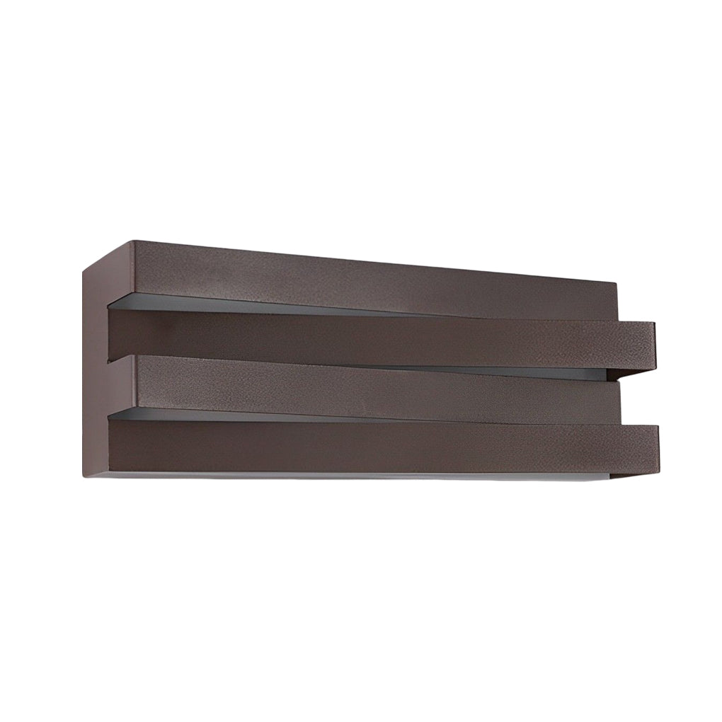 Minimalist Geometric LED Wall Sconce — Iron and Acrylic, 12W–18W, Warm White 3000K, 8" or 11"