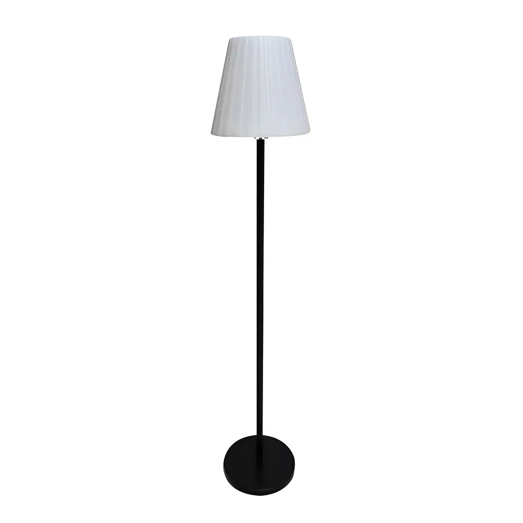 Contemporary LED Floor Lamp with Metal Design and Shade Luxe