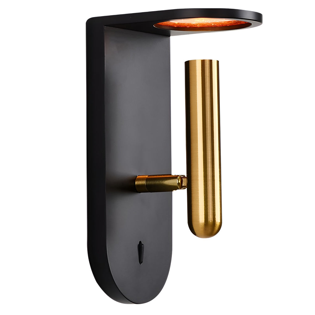 Flame Effect Uplight Wall Sconce — Aluminum & Acrylic, 3W LED, 350° Adjustable, 3000K/4000K