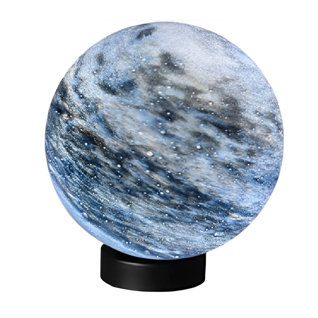Round Globe Outdoor Fence Post Light — Die-Cast Aluminum & Glass, E27, IP54 Weatherproof, Warm White 3000K