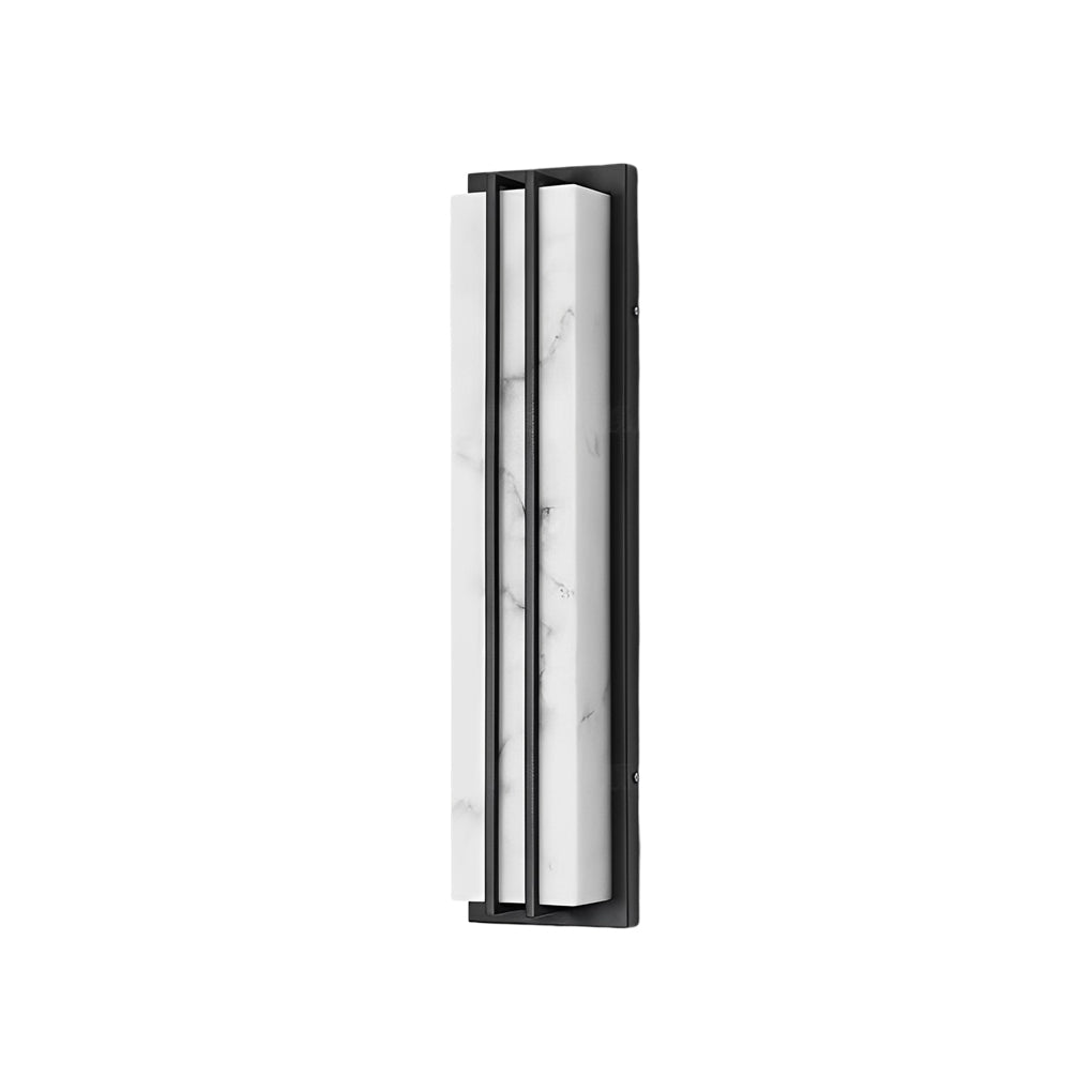 Modern Minimalist Outdoor Wall Sconce — Stainless Steel & Resin, 28W LED, IP54, 3000K/4500K/6000K