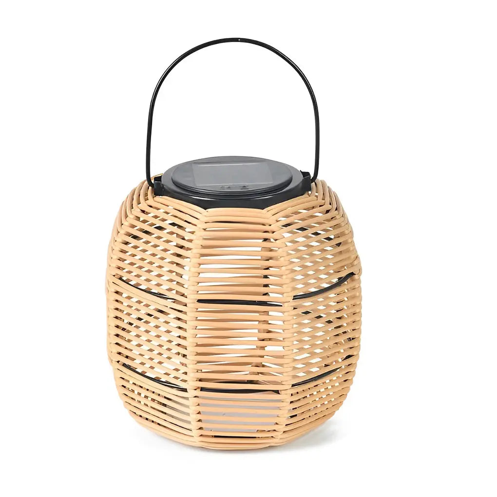 Modern Waterproof Rattan Lantern Solar Garden Lights - Creative Lawn Lamp Luxe