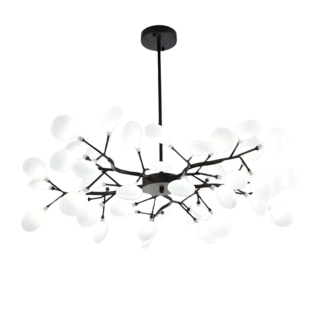 Branch Chandelier — Iron and Acrylic, 36/45/54-Light, G4, 3000K Warm White