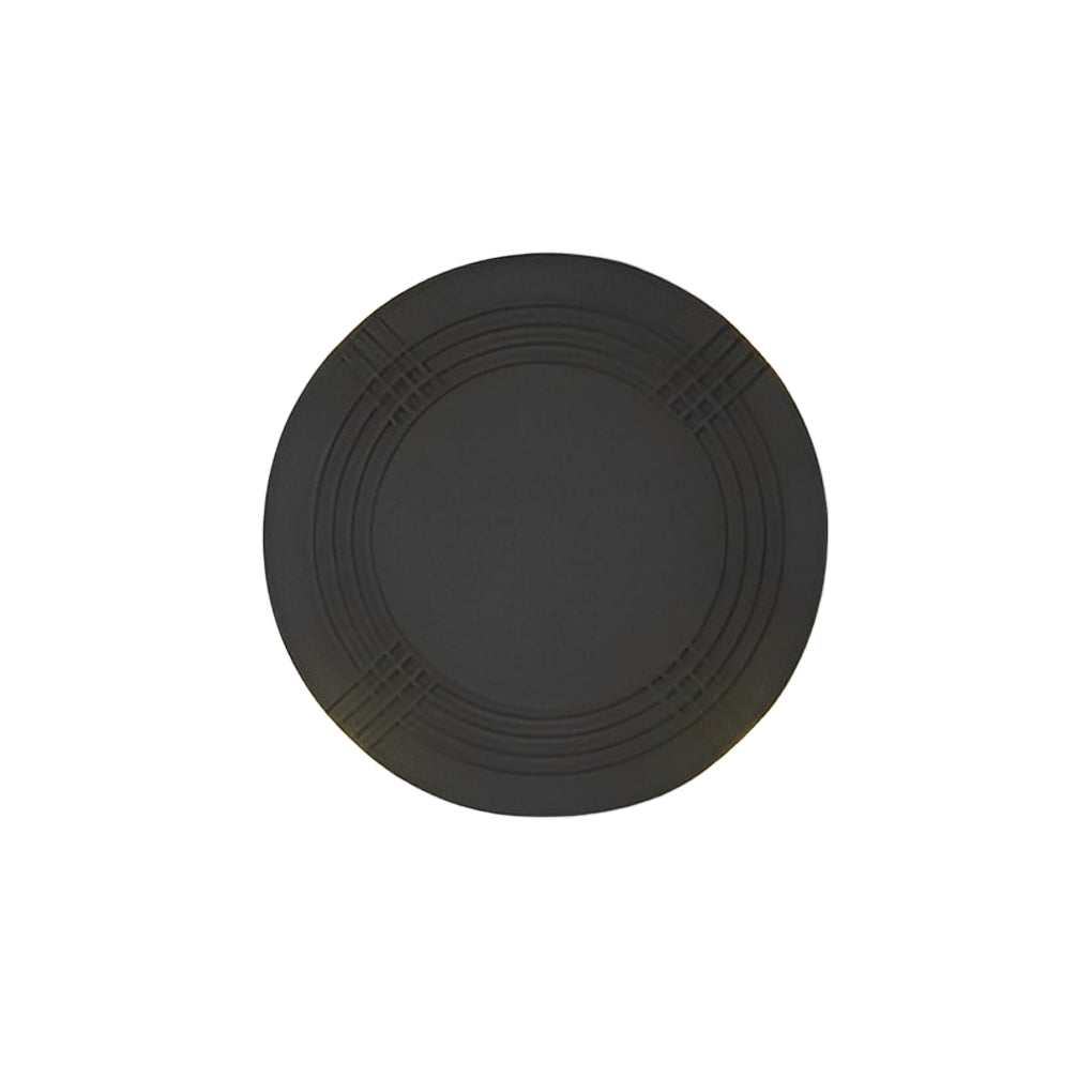 Cross Star Up/Down Outdoor Wall Sconce — Black Aluminum & Glass, 12W LED, IP54, Round or Square