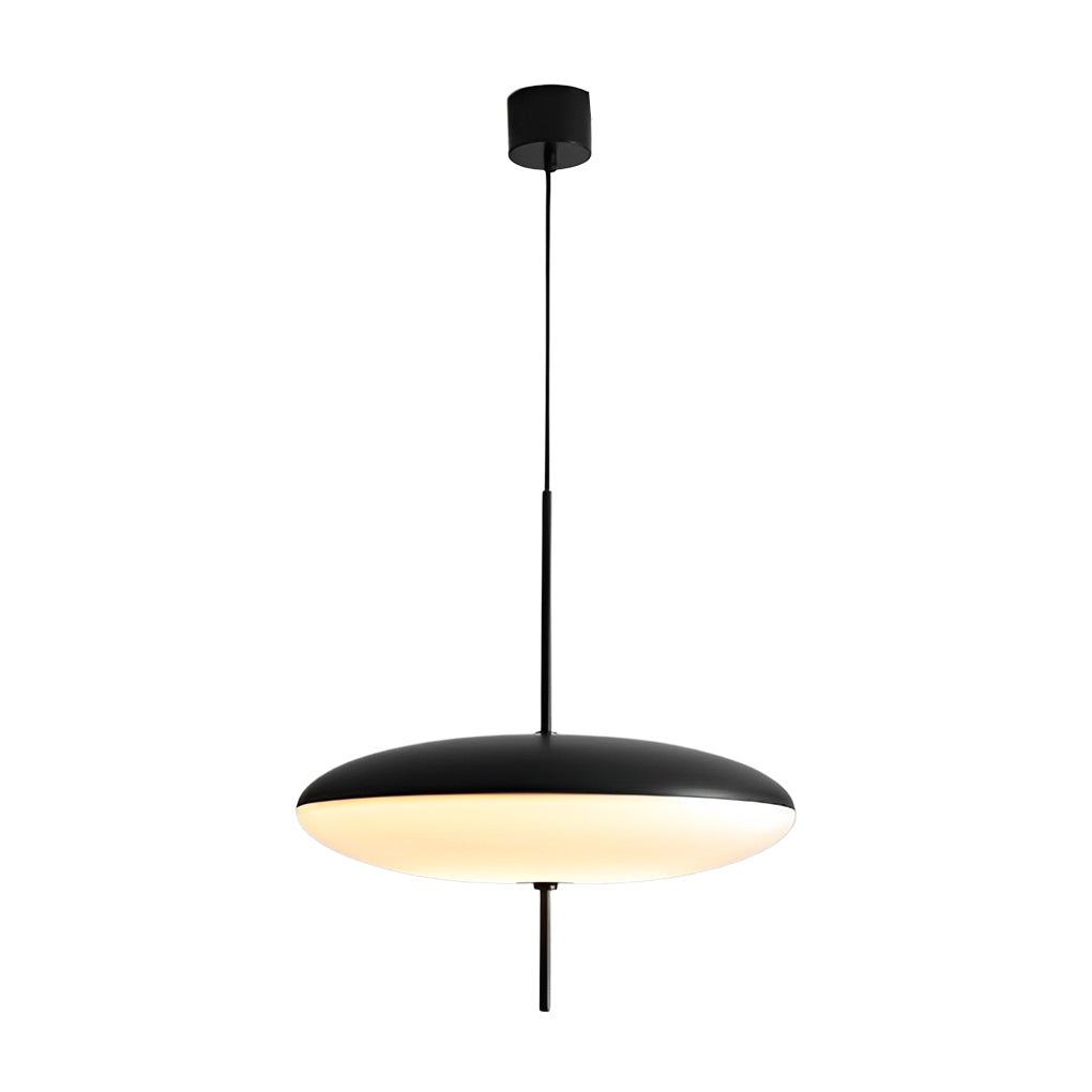 Round Acrylic Pendant Chandelier — Iron and Acrylic, E27 5W × 5-Light, 19.7" Diameter