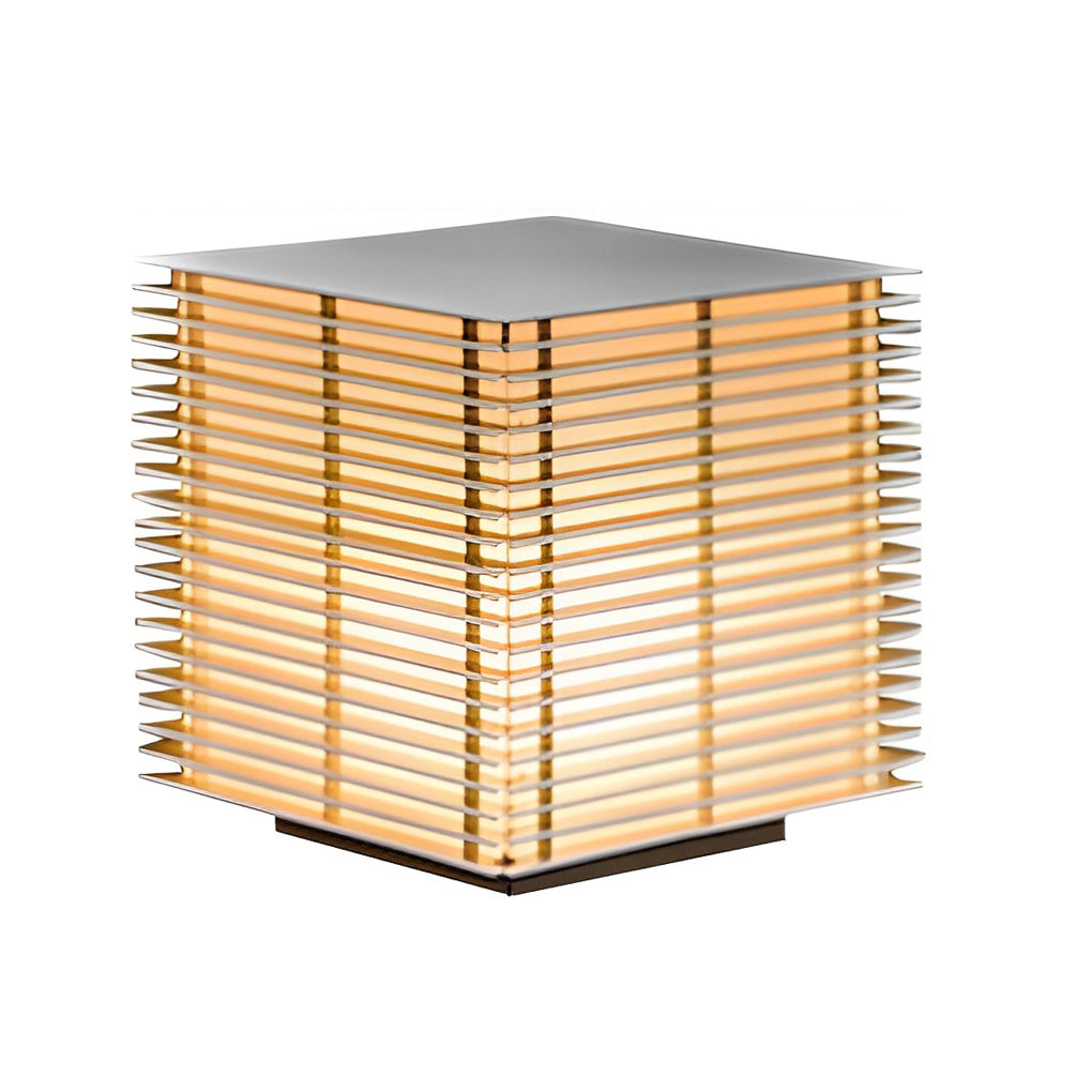Modern Black Outdoor Bollard Light — Aluminum & Acrylic, Square Grid, LED 3000K, IP65 Weatherproof