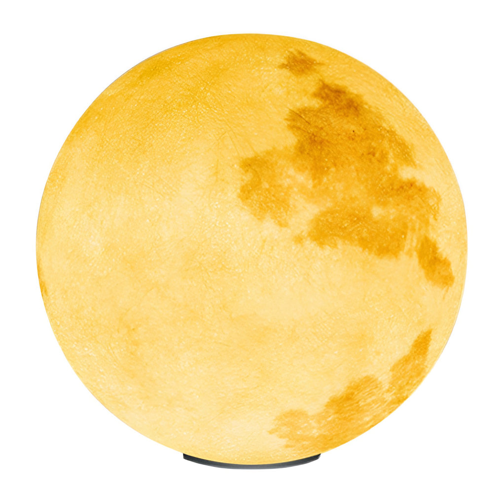 Moon Outdoor Pillar Light — PE Resin, Solar / Hardwired, IP65 Weatherproof, 9.8"–15.7"