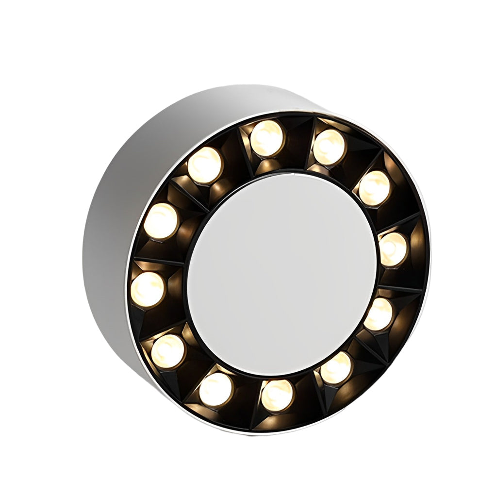 Round Ultra-Thin Surface-Mount LED Downlight — Die-Cast Aluminum, Anti-Glare, Ra≥90, 15W/20W/30W, 3000K/4000K/6000K