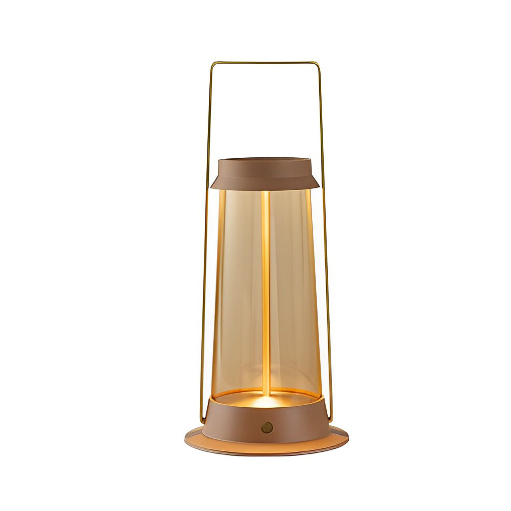 Rechargeable Portable LED Camping Lantern — USB 5V, Touch Dimming, IP55 Waterproof, 6000mAh, 4W, 6" × 14"