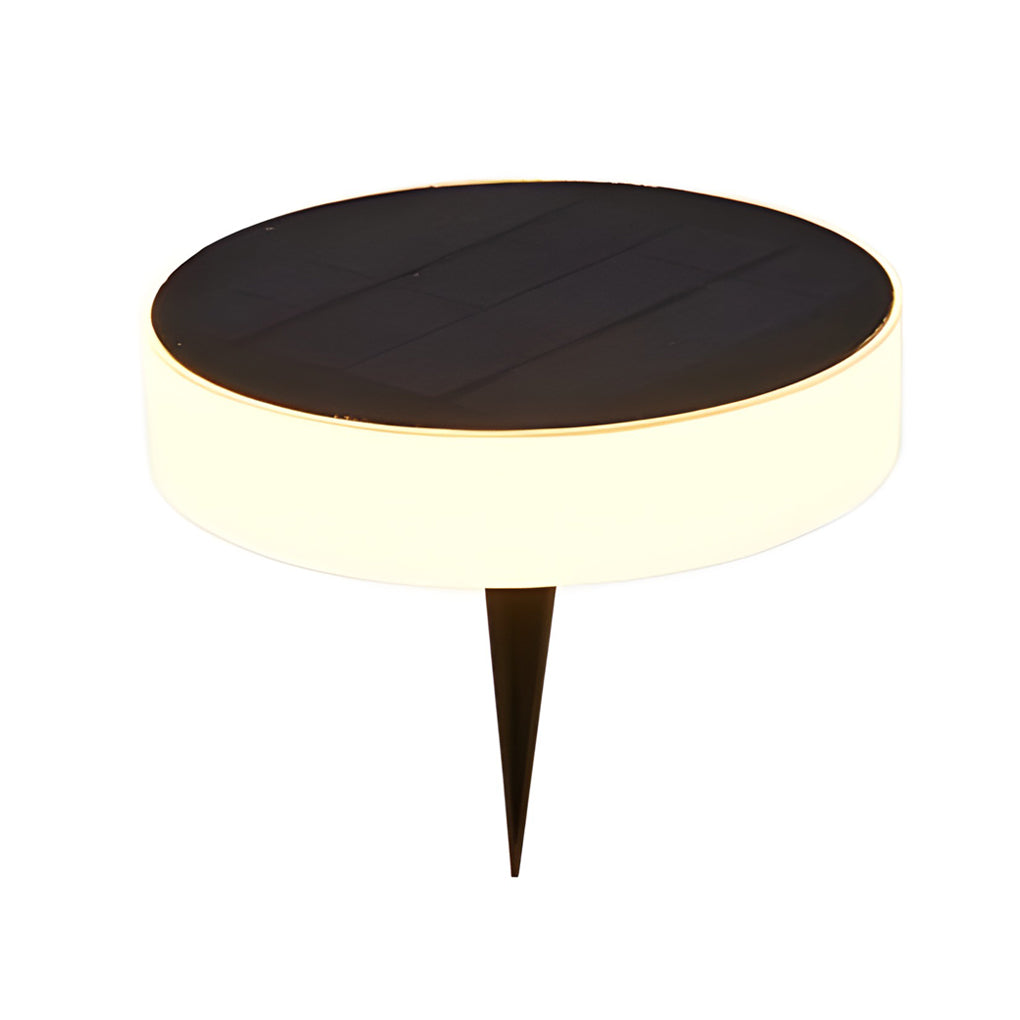 Seamless Solar Disk Ground Light — PC, LED, Warm White / Daylight, 8–11 Hr Runtime, Round or Square
